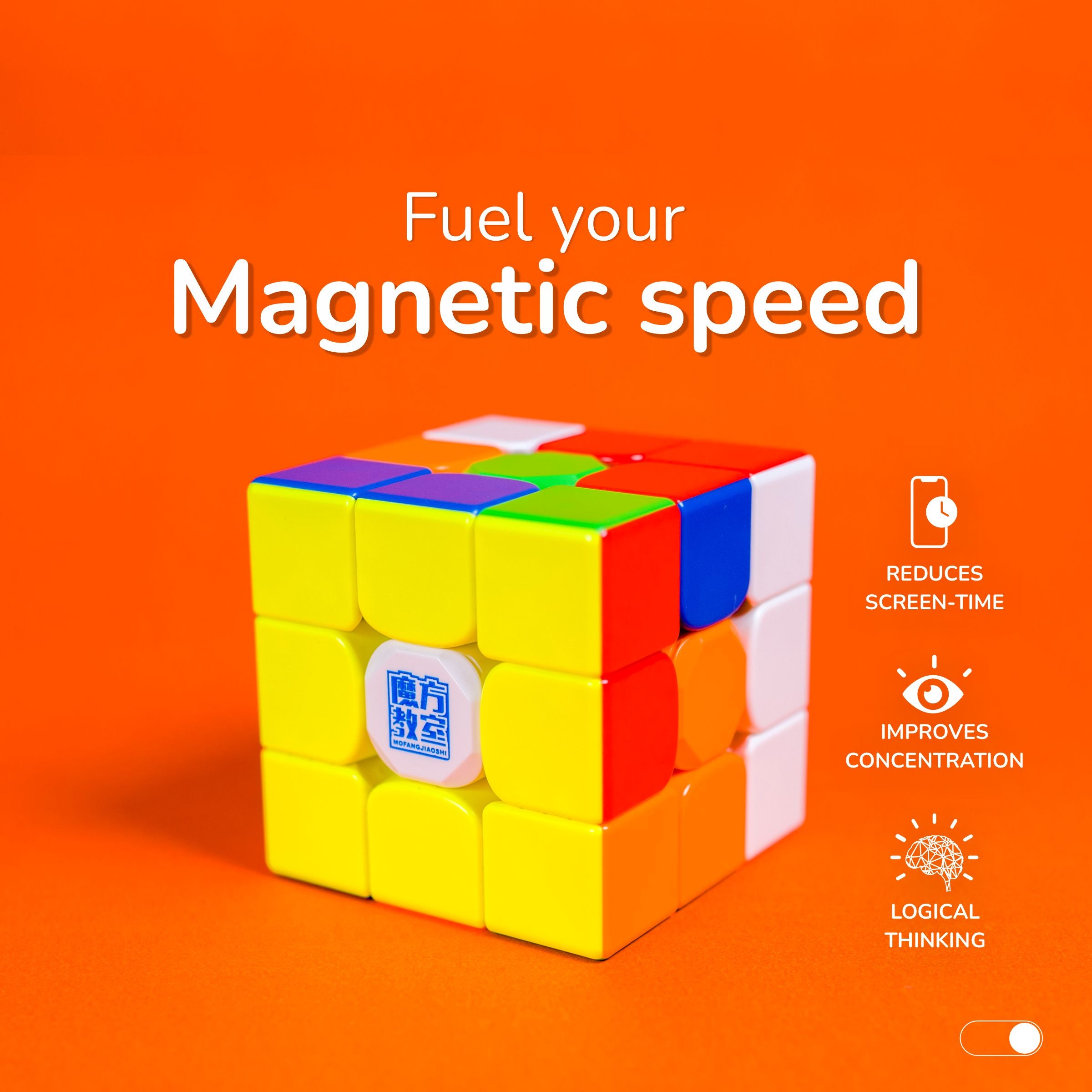 MoYu 2022 Super RS3M Maglev Ball Core 3x3 Magnetic Magic Cube 3×3  Professional 3x3x3 Speed Puzzle Toy Original Hungarian Cubo