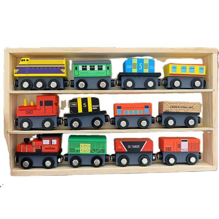 Drift Premium Wooden Toy Train Set (Magnetic)