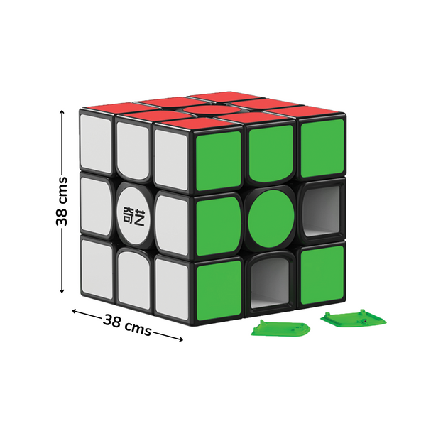 QIYI Speed Cube 3x3 Stickerless Magic Cube Puzzle Toy Colorful