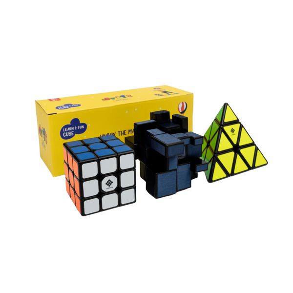 Drift 3x3, Pyraminx Black & Blue Mirror Gift Box