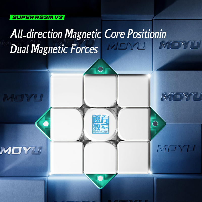 MoYu Super RS3 M v2 3x3 Magnetic (Ball-Core + UV Coated)