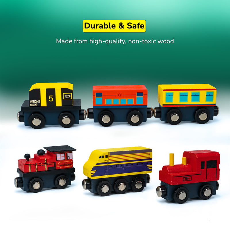 Drift Premium Wooden Toy Train Set (Magnetic)