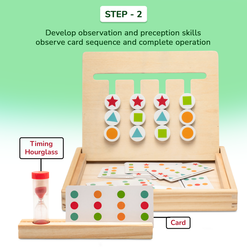 Drift Four Color Sliding and Sorting Game