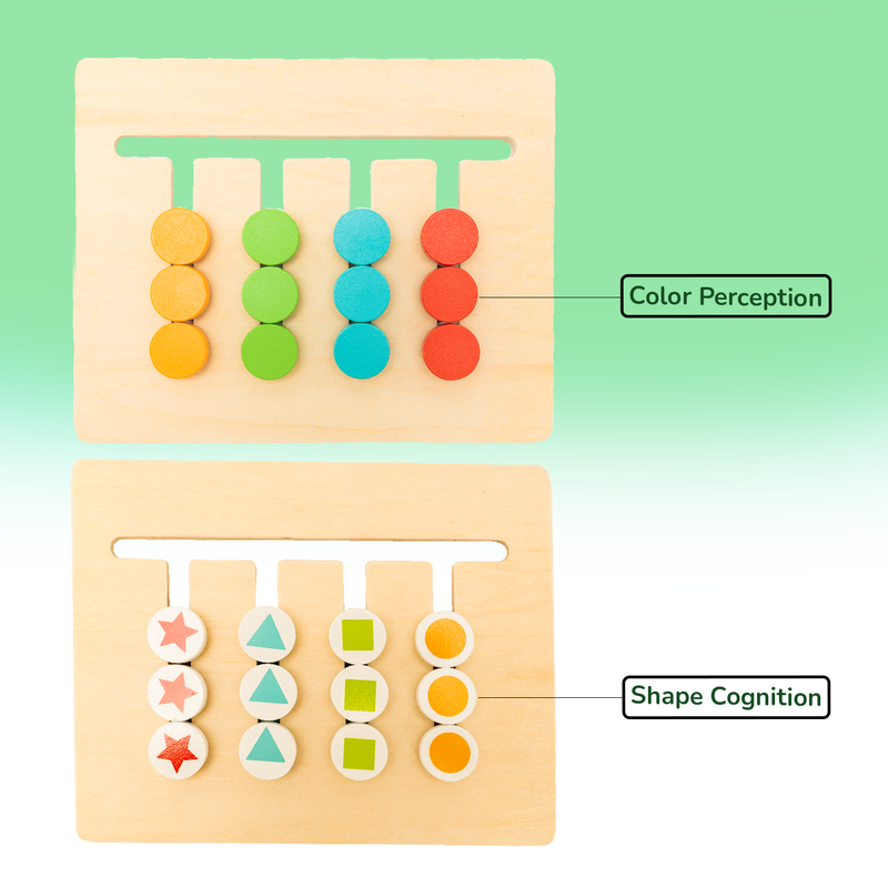 Drift Four Color Sliding and Sorting Game