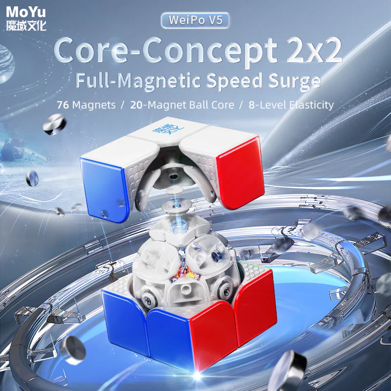 MoYu WeiPo v5 2x2 Ball Core UV (Magnetic)