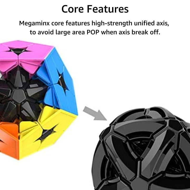 Cubelelo Drift 2x2 Megaminx & 3x3 Megaminx Puzzle Cube Combo