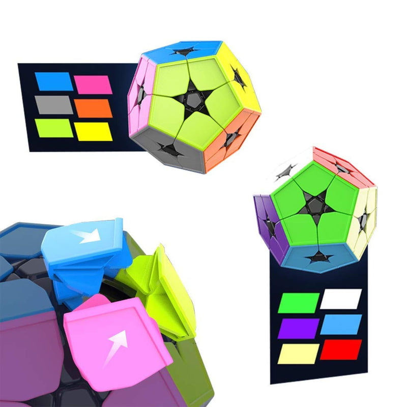 Cubelelo Drift 2x2 Megaminx & 3x3 Megaminx Puzzle Cube Combo