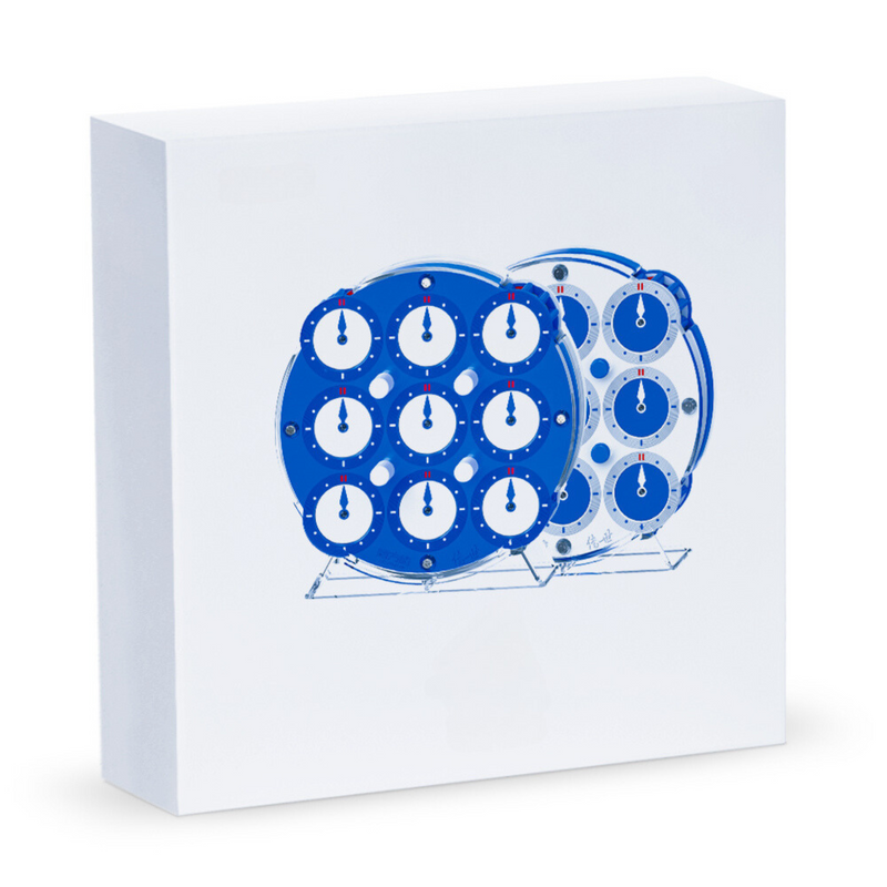 QiYi Magnetic Clock (2024 Edition) - Blue