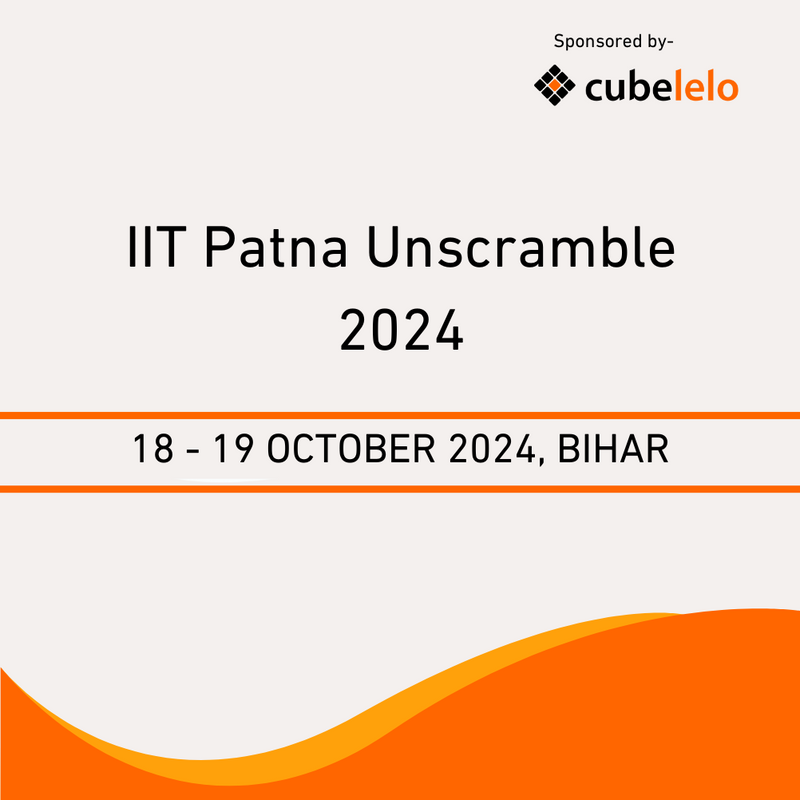 IIT Patna Unscramble 2024 | Competition