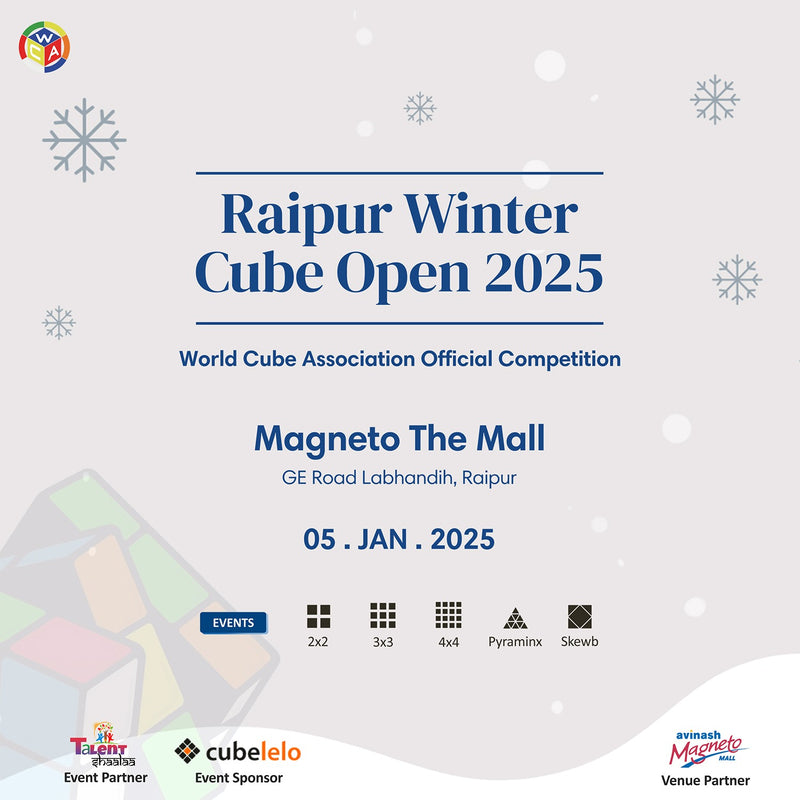 Raipur Winter Cube Open 2025 | Competition