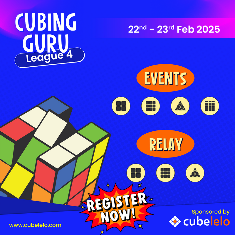 Cubing Guru League 4 | Online Competition