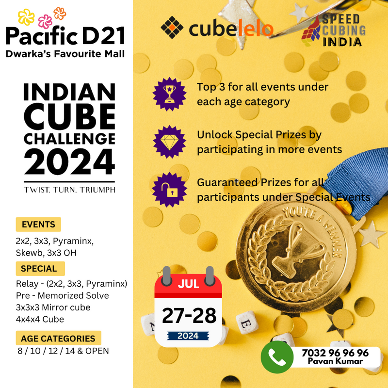 Indian Cube Challenge July 2024 | Competition